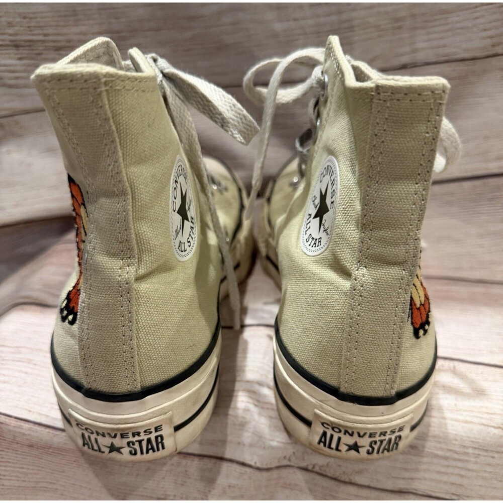 Converse Chuck Taylor All Star High Top Lift Platform Butterfly Sage Green 6 - Picture 5 of 8